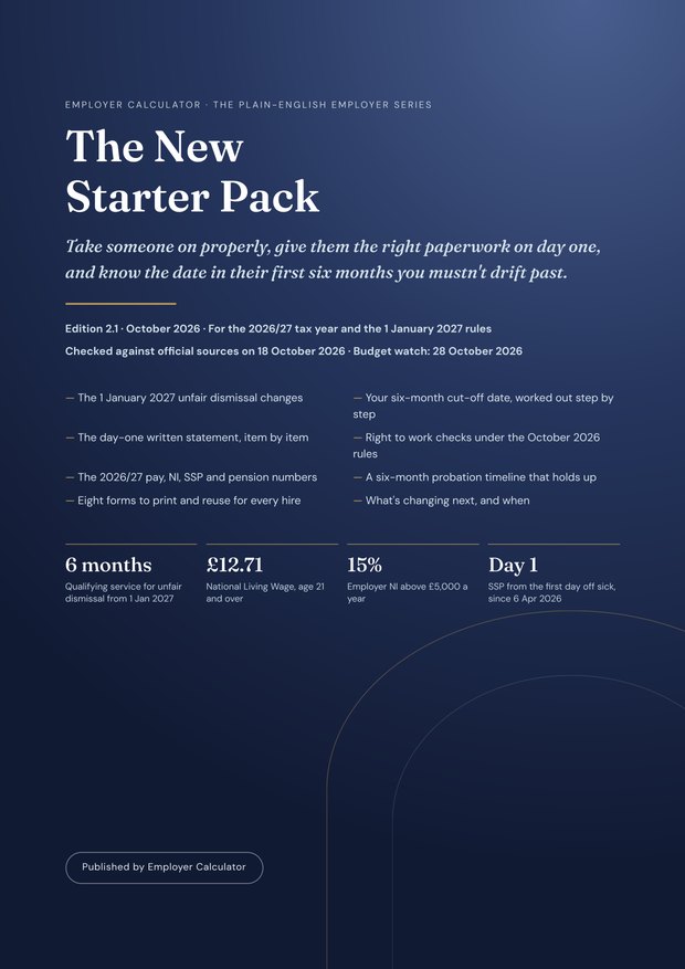 Cover page of The New Starter Pack